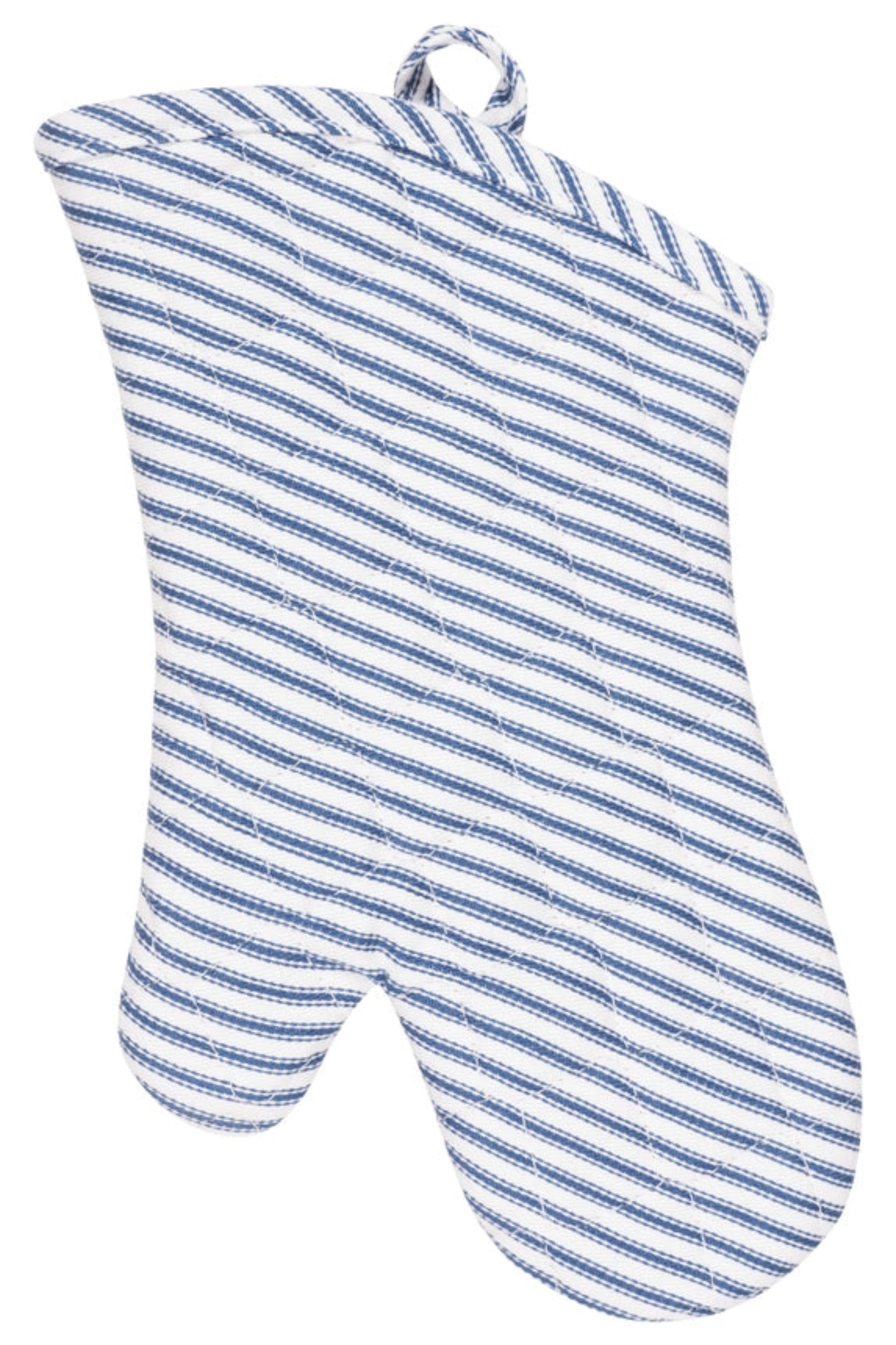 Oven Mitt - Terry Lined, Blue