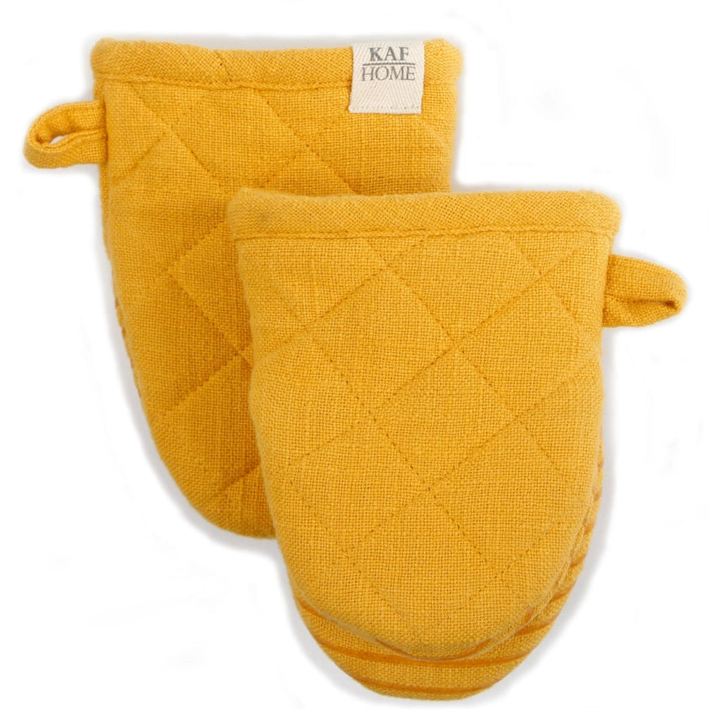 Quilted Mini Mitt - ochre