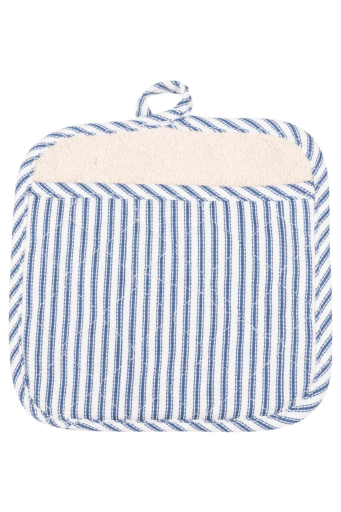 Pot Holder - Terry Lined, Blue