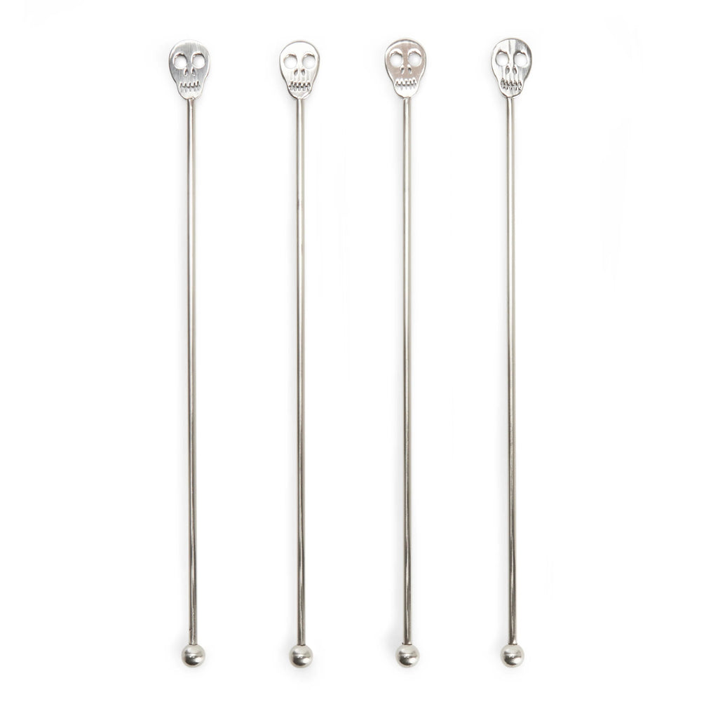 Cocktail Stirrer Set - Skulls