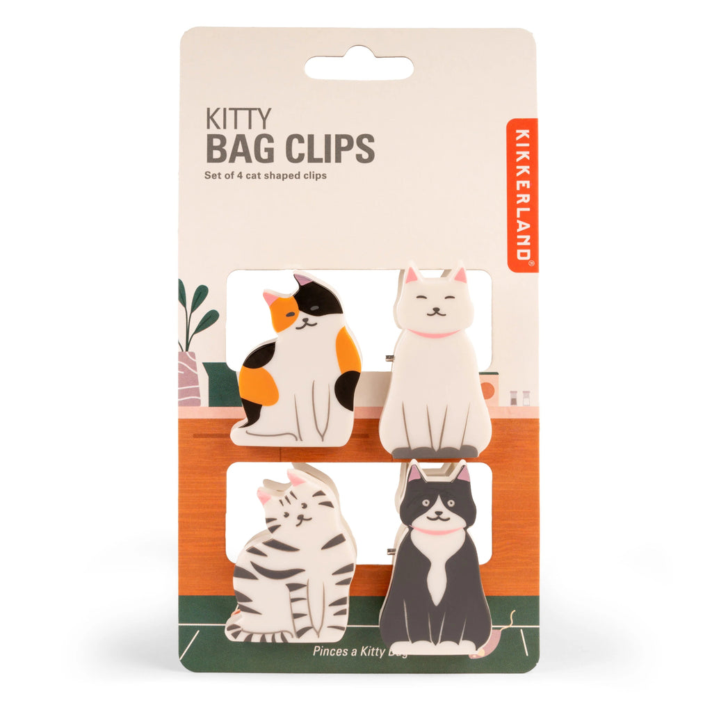 Bag Clip Set - Cats pkg