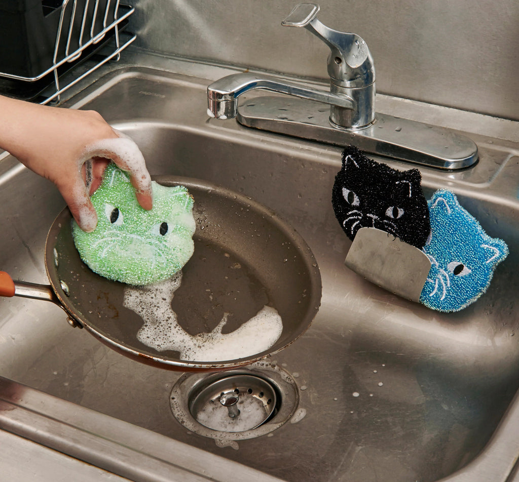 Scrub Sponges - Kitty Cats