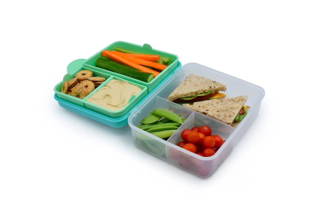 2 Tier Bento Box  interior view