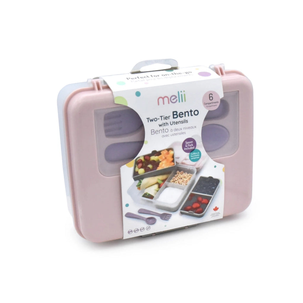 2 Tier Bento Box  in packaging