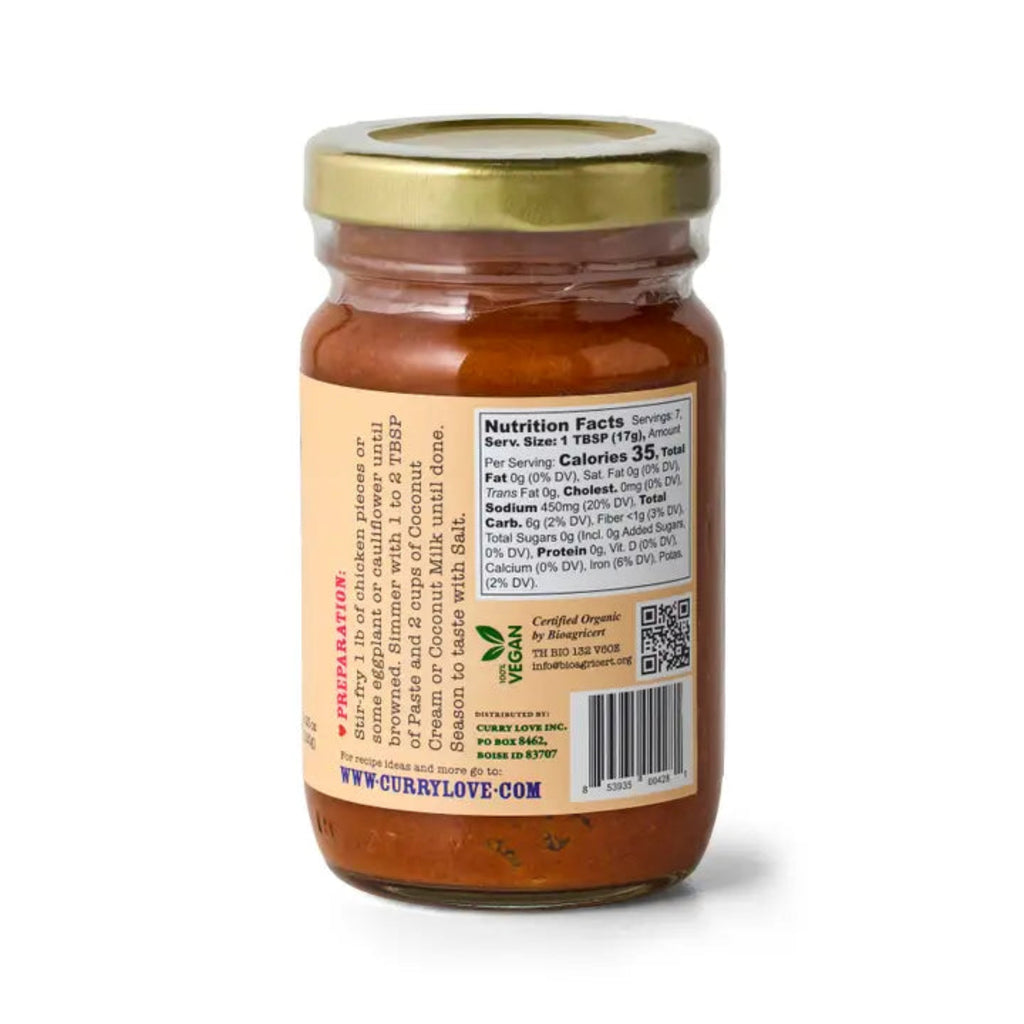 Red Thai Curry Paste nutrition info