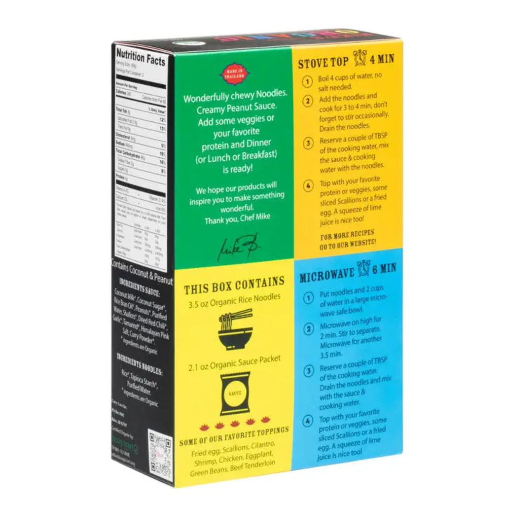 Thai Peanut Sauce Noodle Kit info