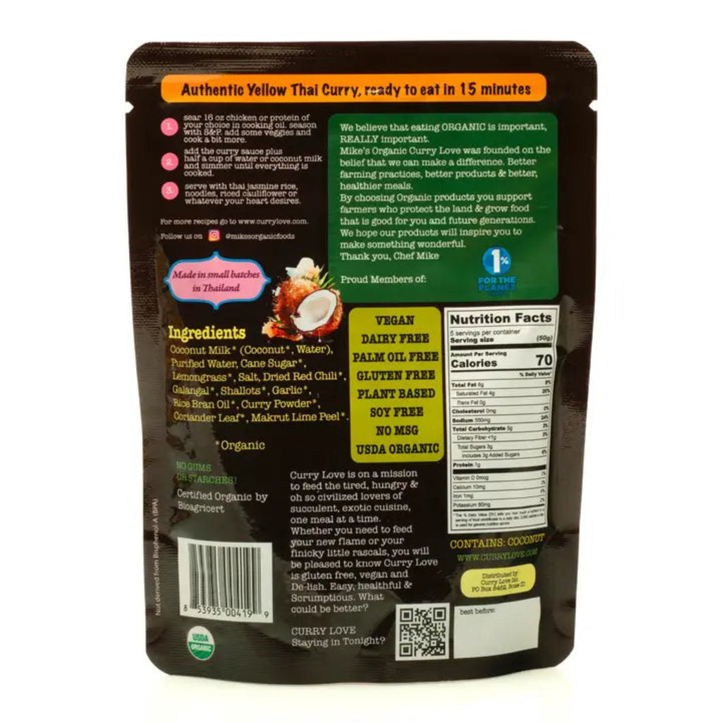 Yellow Curry Sauce cooking and nutrition info
