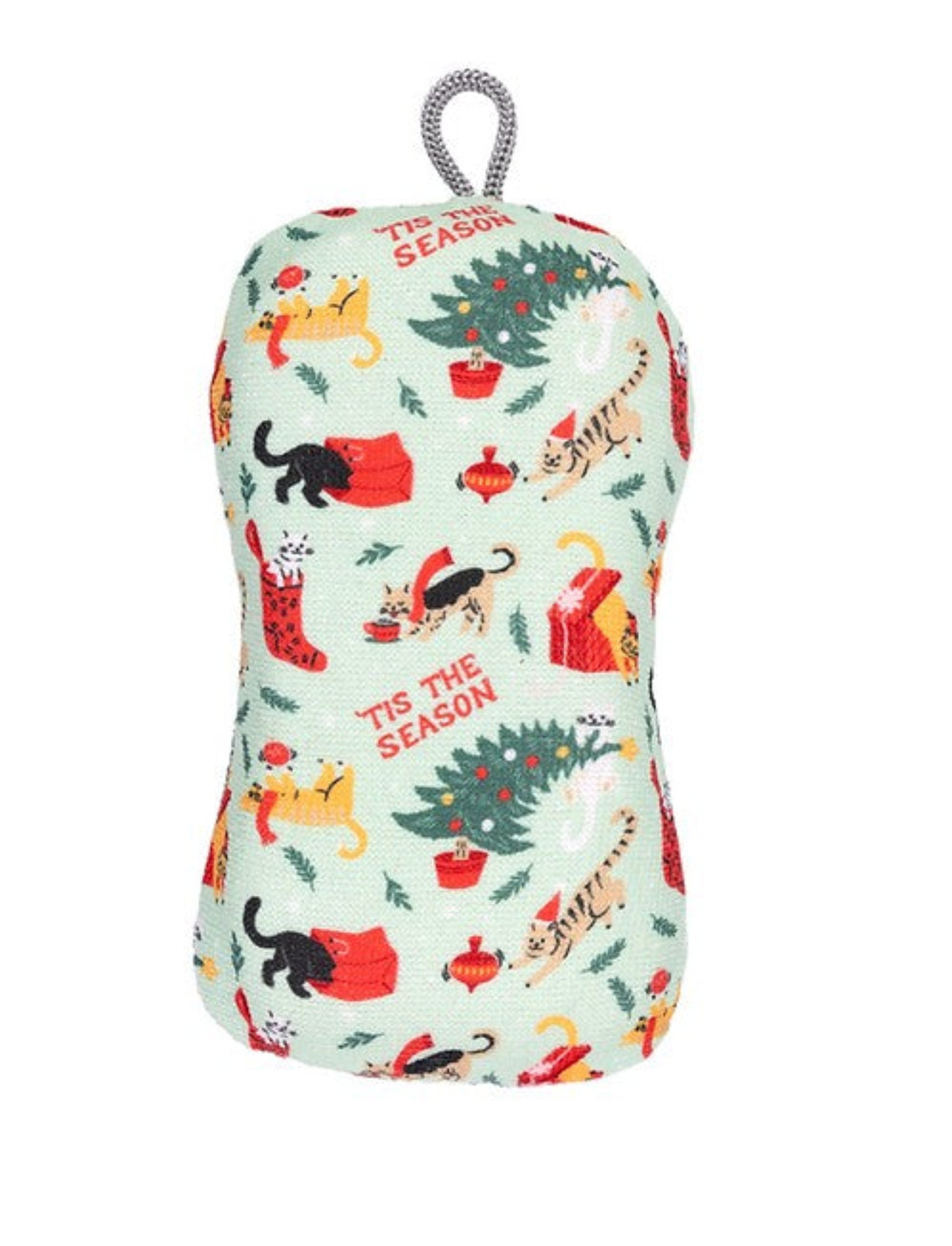 Scrub Sponge - Festive Cats