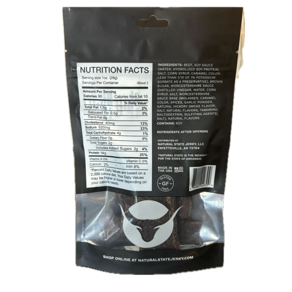 Beef Jerky - Peppered nutrition info