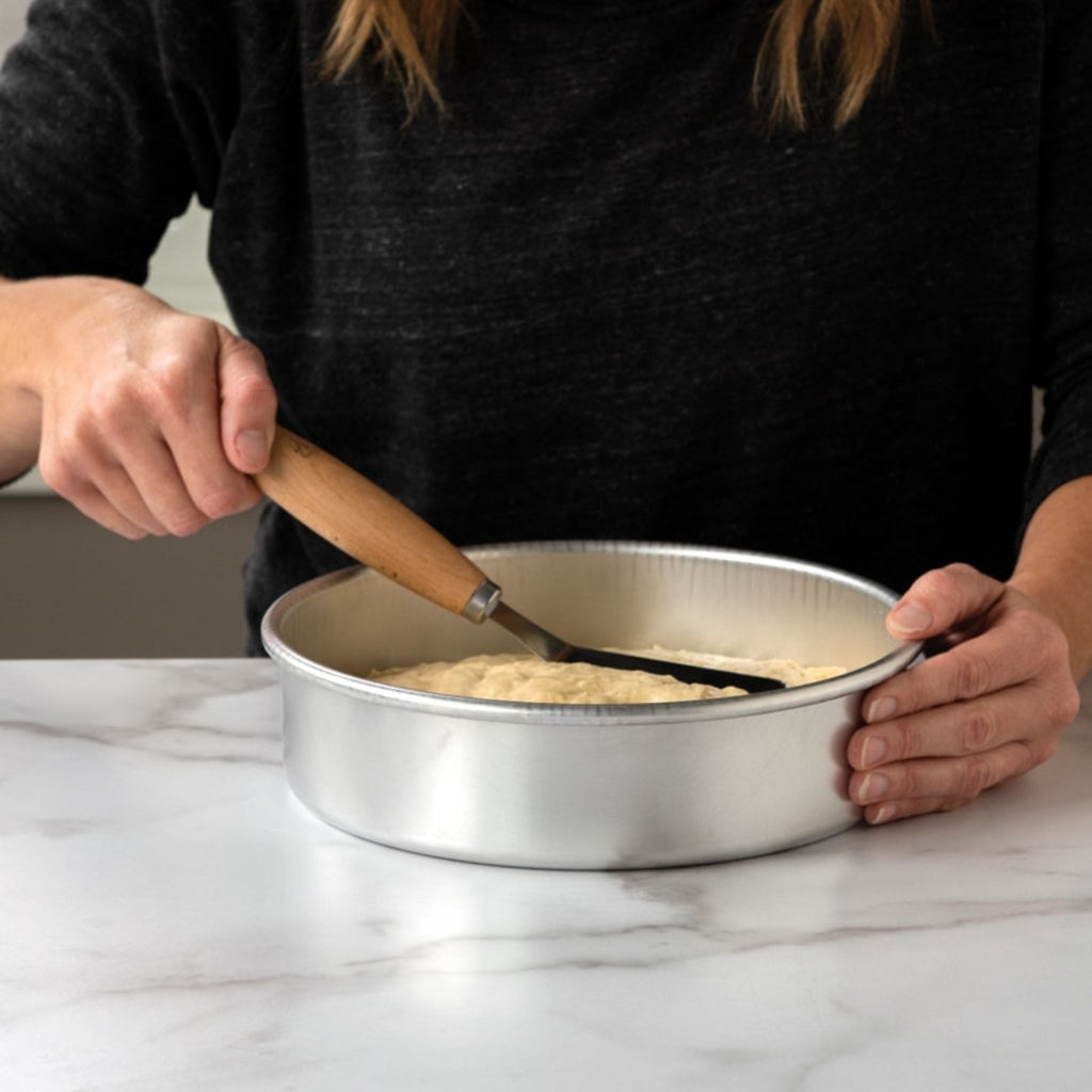 Angled Icing Spatula in use