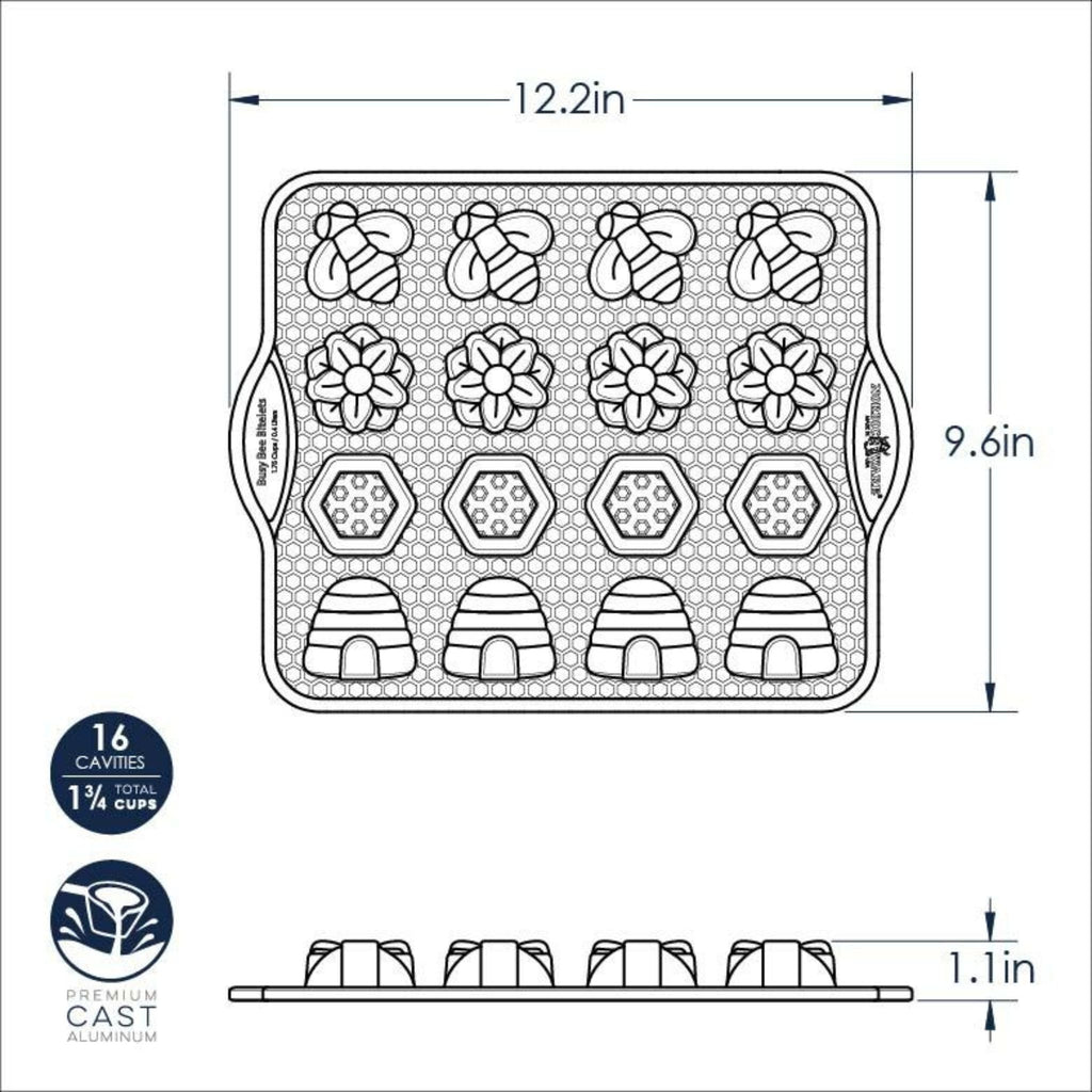 Busy Bee Bitelet Pan dimensions