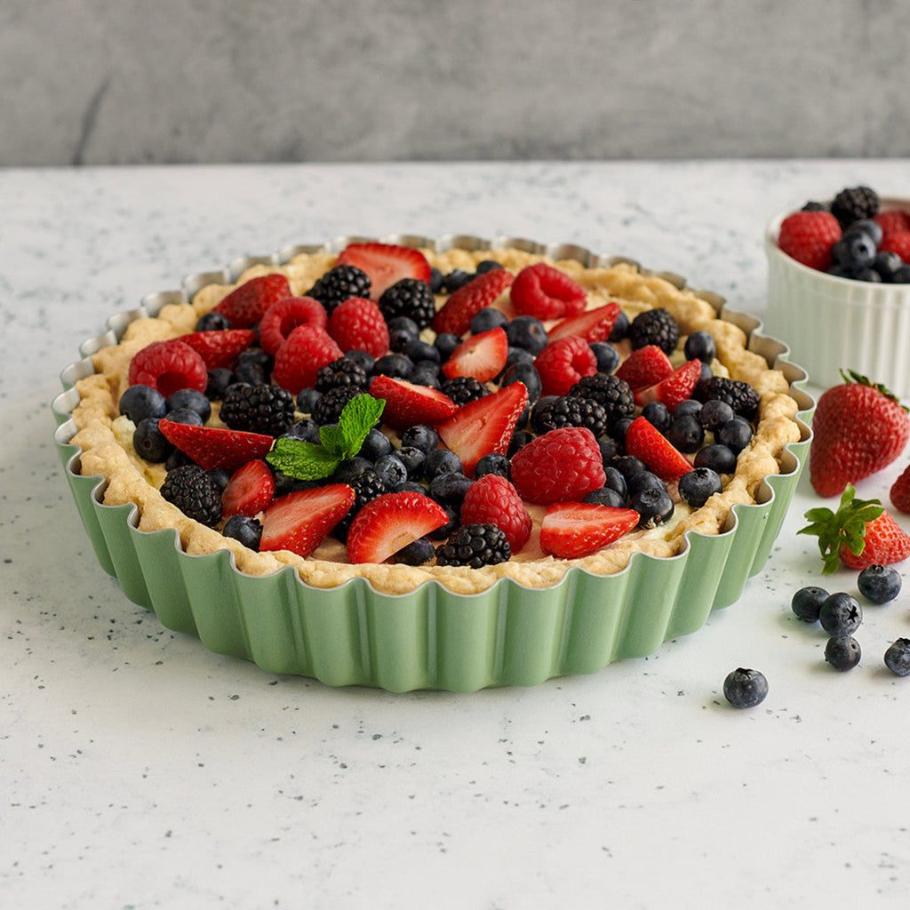 Quiche & Tart Pan in use
