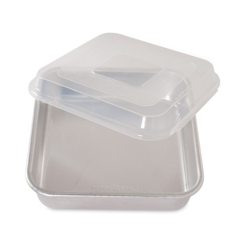 Square Cake Pan w/Lid - 9