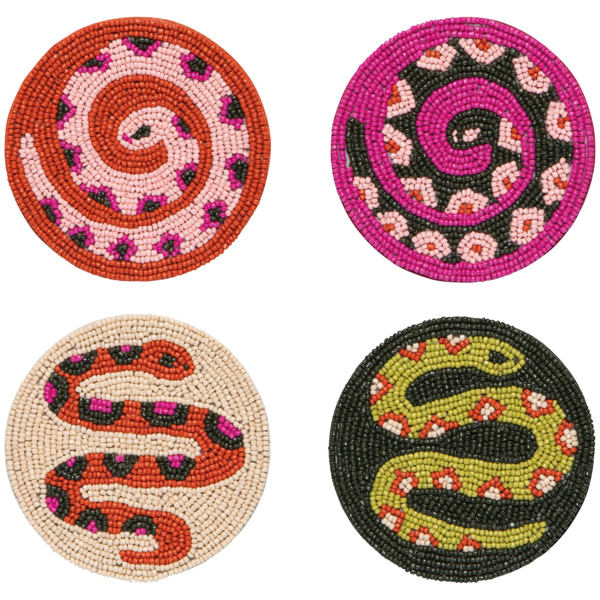 Coaster Set - Gardenland Beaded