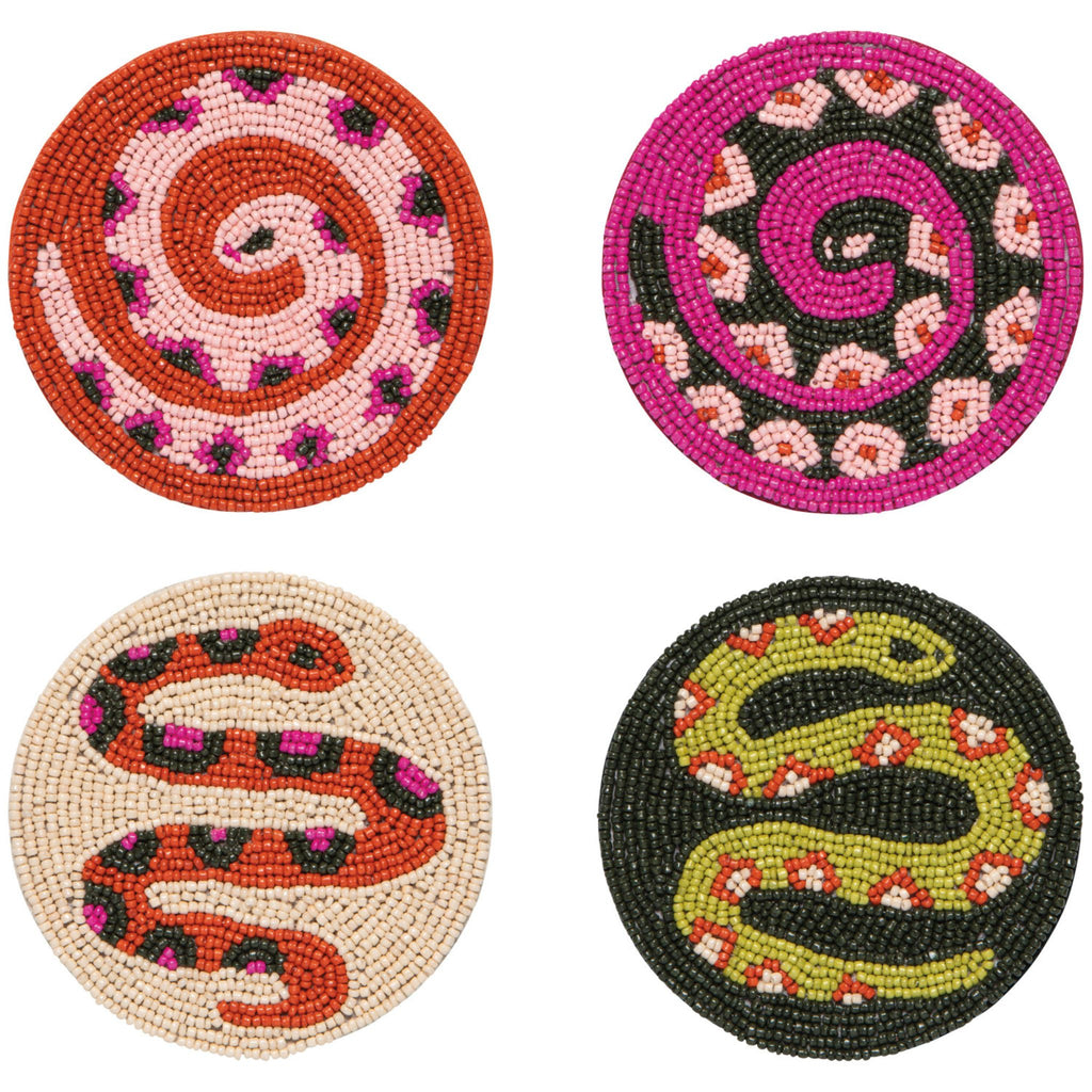 Coaster Set - Gardenland Beaded