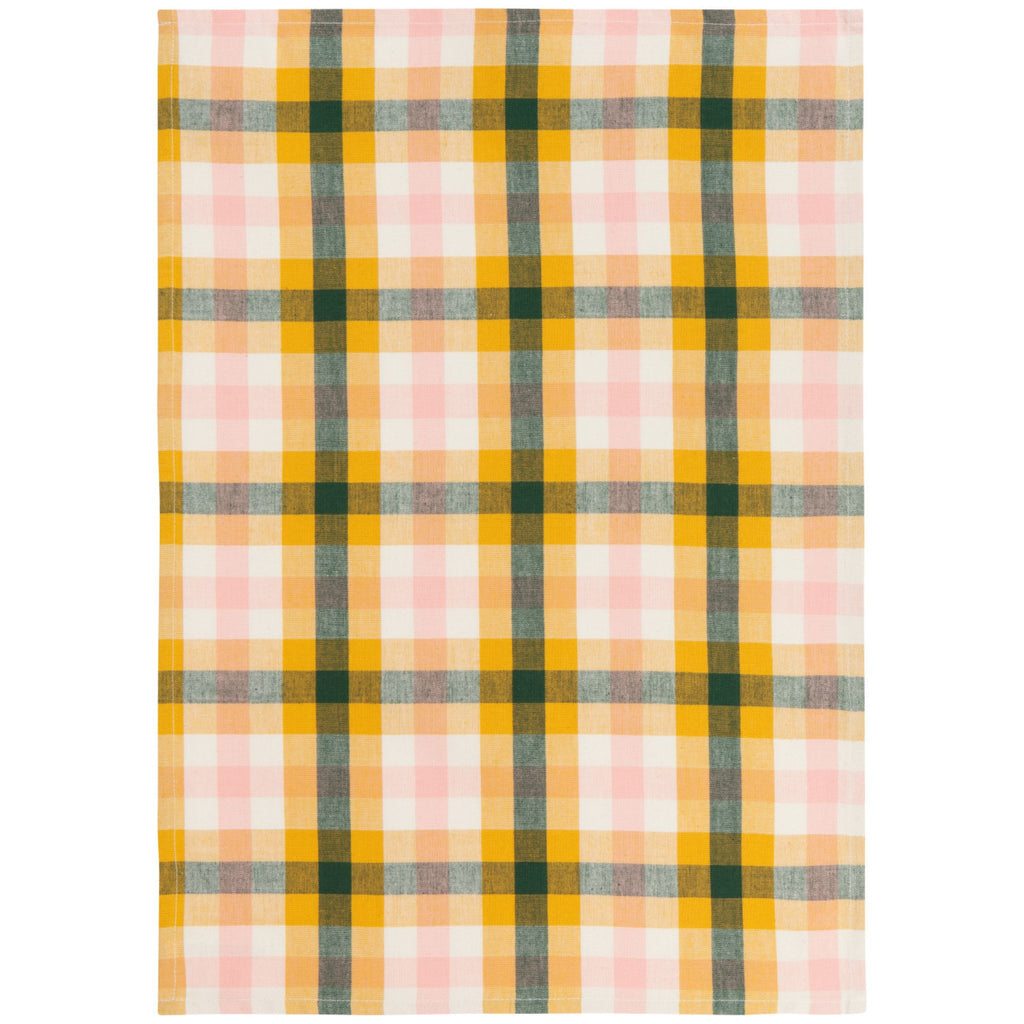 Dishtowel - Full Bloom plaid