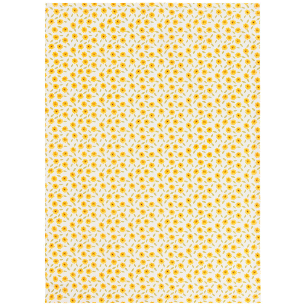 Dishtowel - Full Bloom yellow