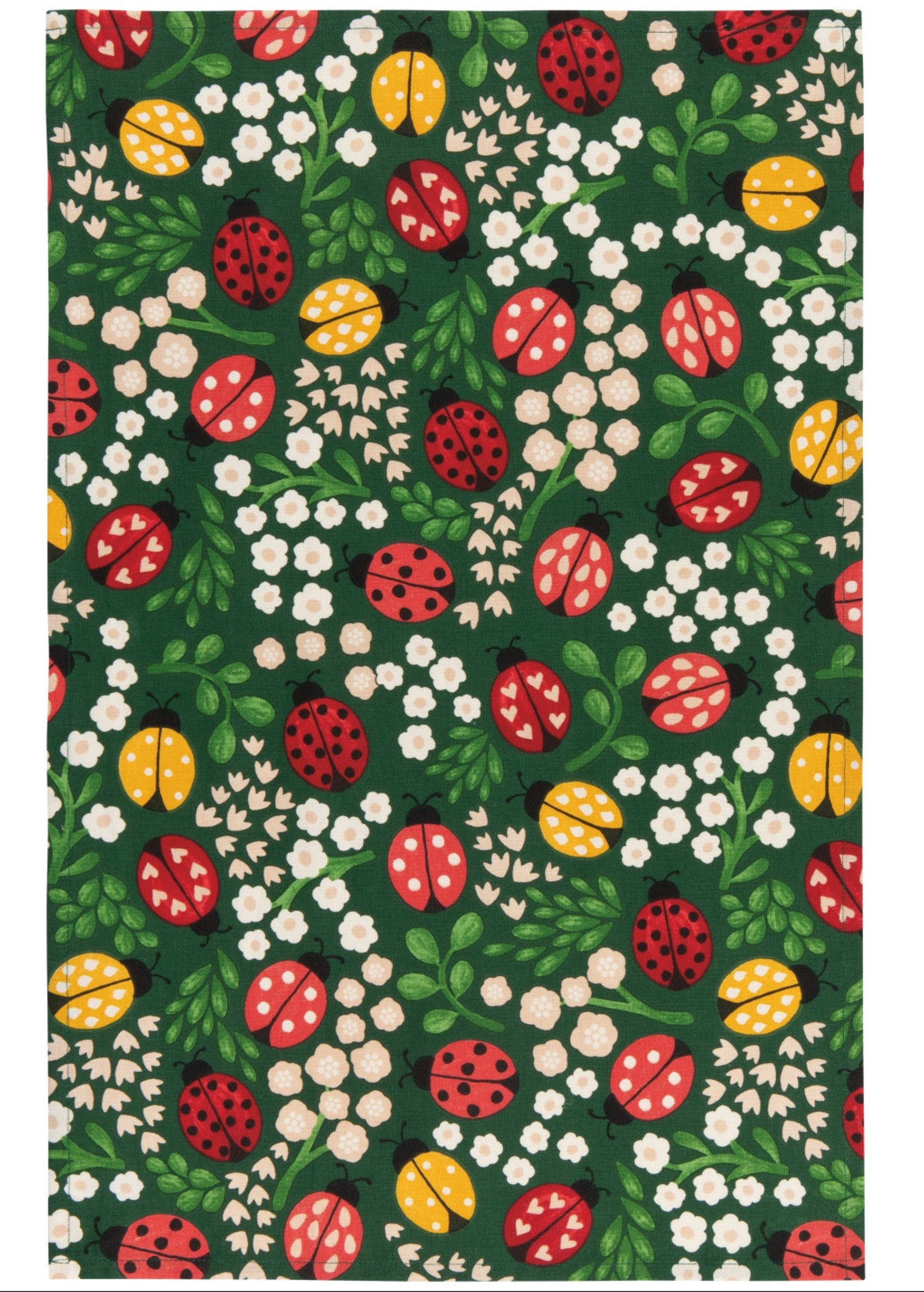 Dishtowel - Ladybugs