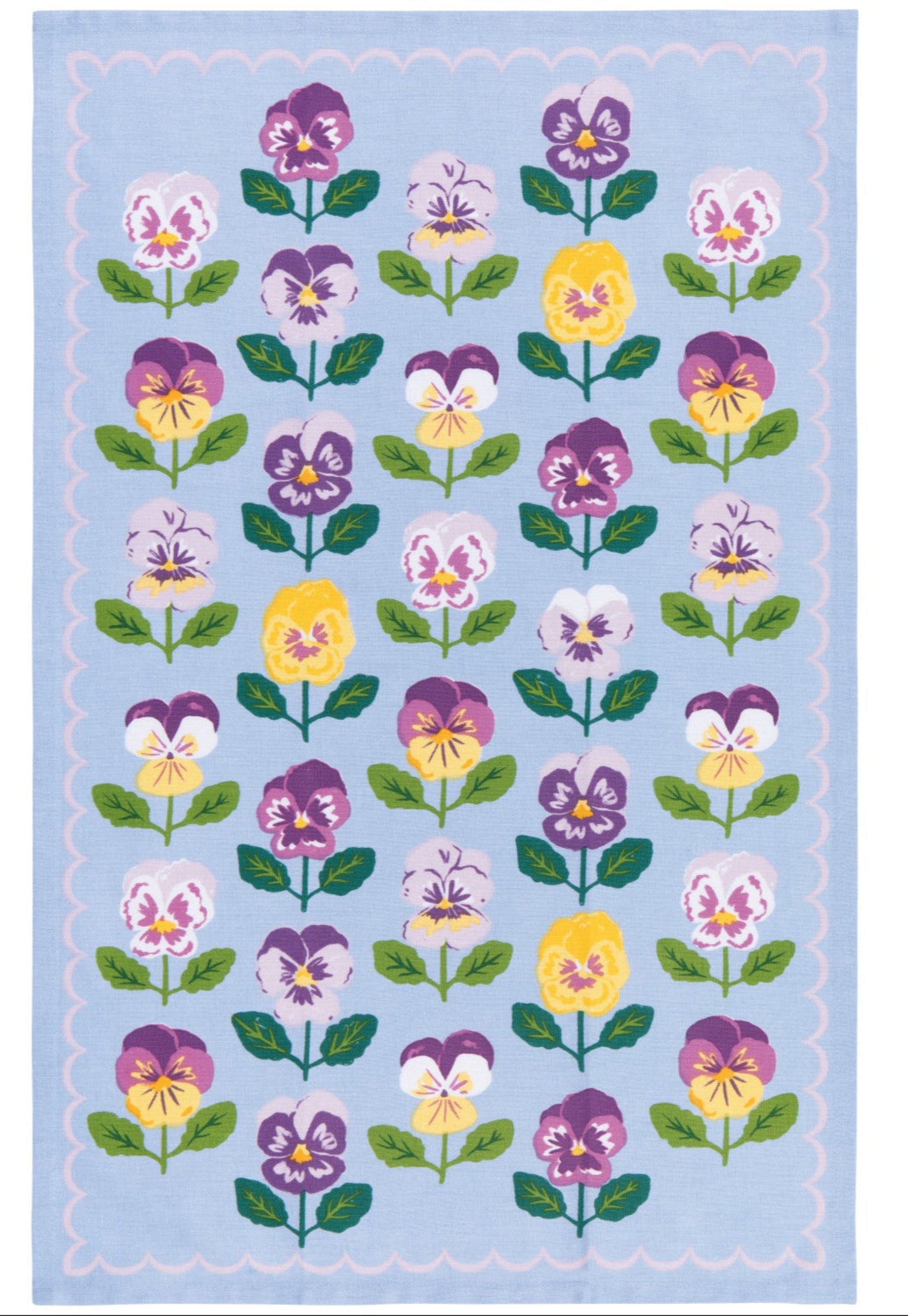 Dishtowel - Pansy