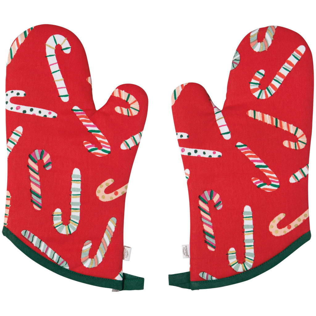 Oven Mitt Set - Merry Mints