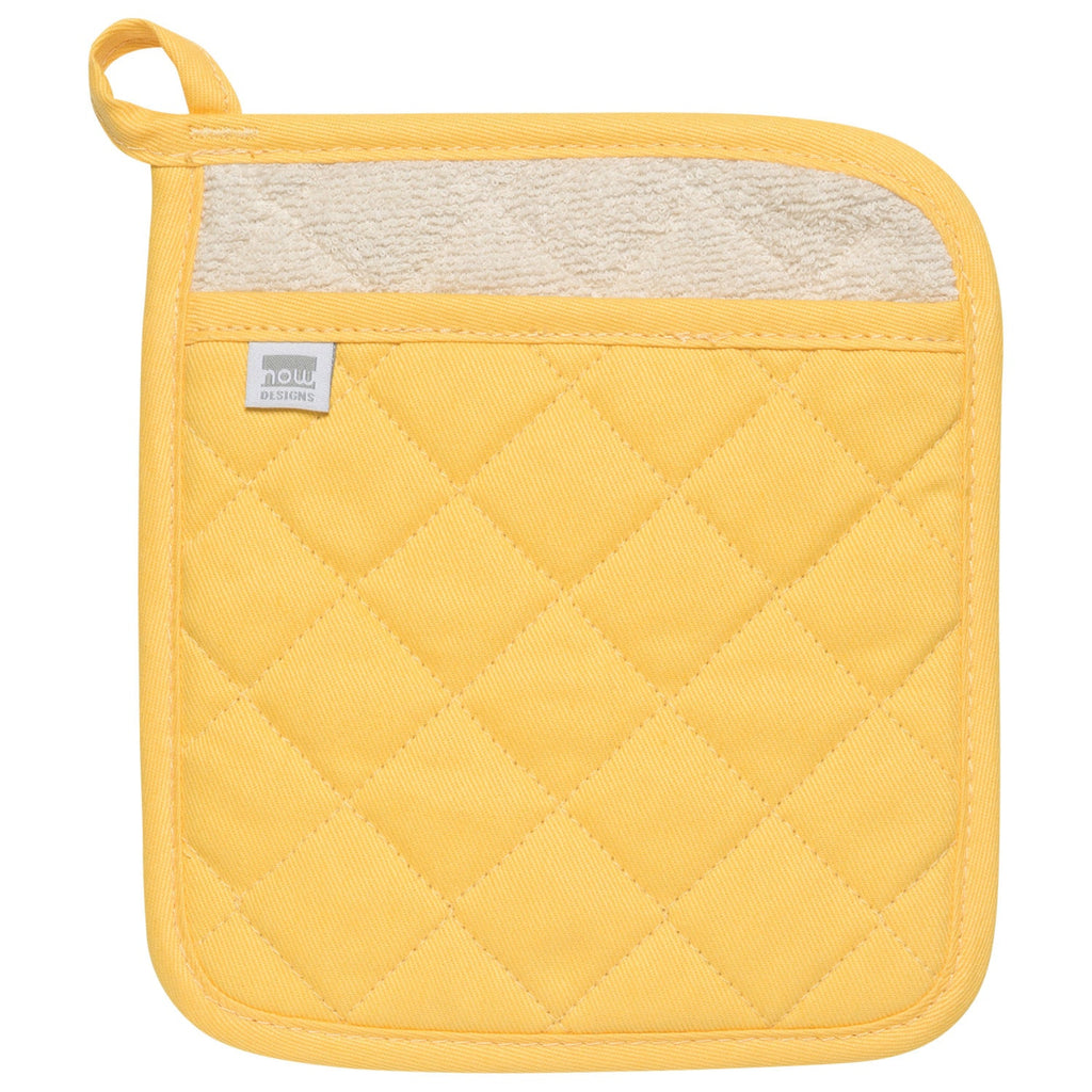Superior potholder - lemon yellow