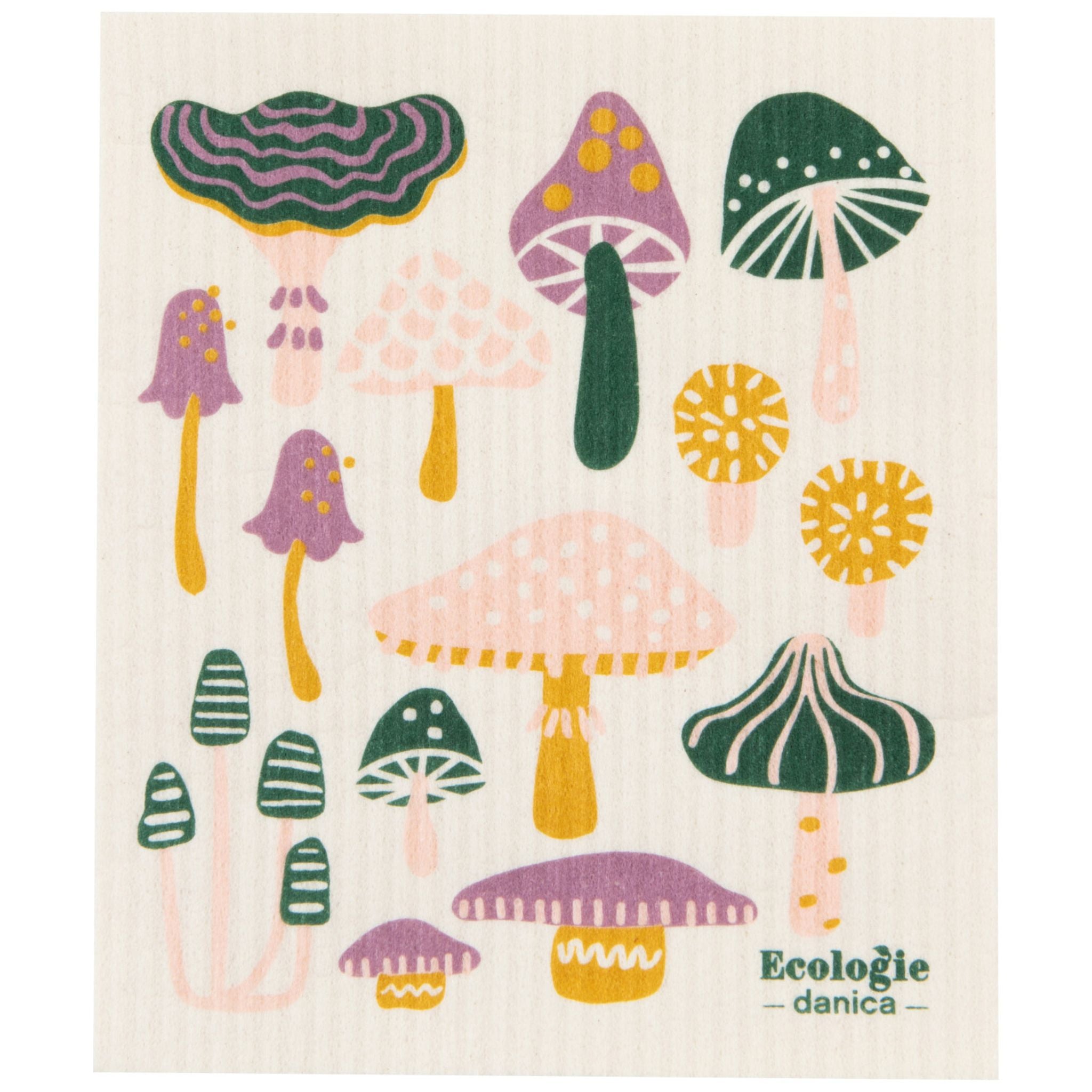 Swedish Dish Cloth - Mushroom Gems