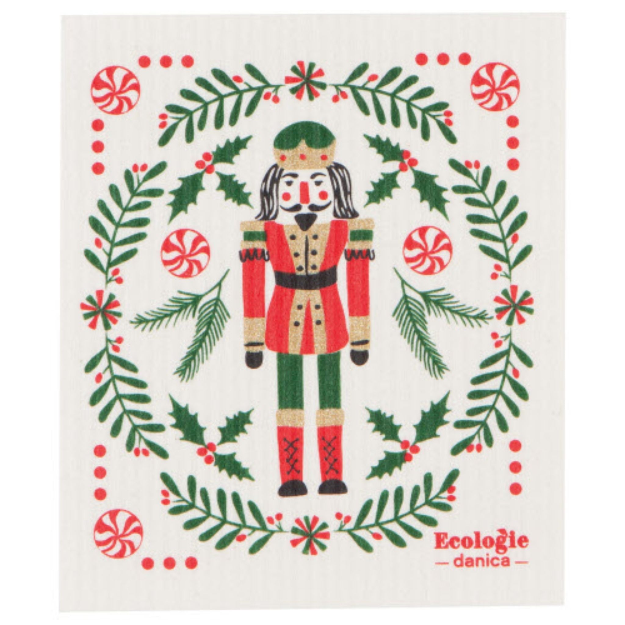 Swedish Dish Cloth - Nutcracker