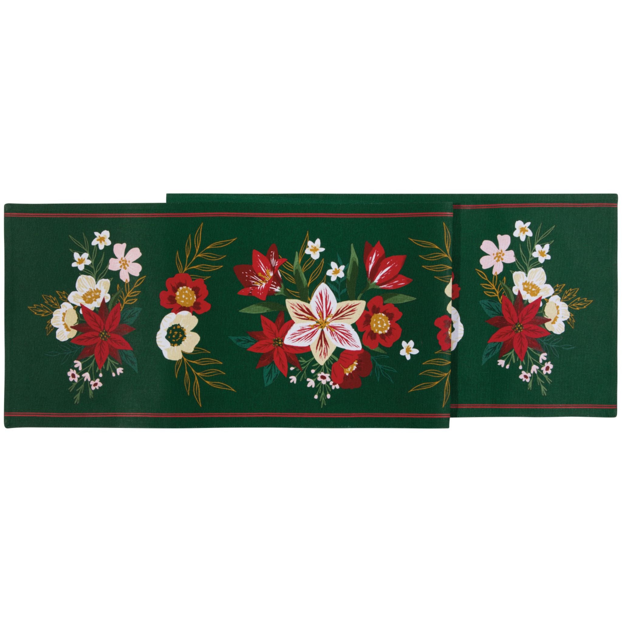 Table Runner - Amaryllis Christmas