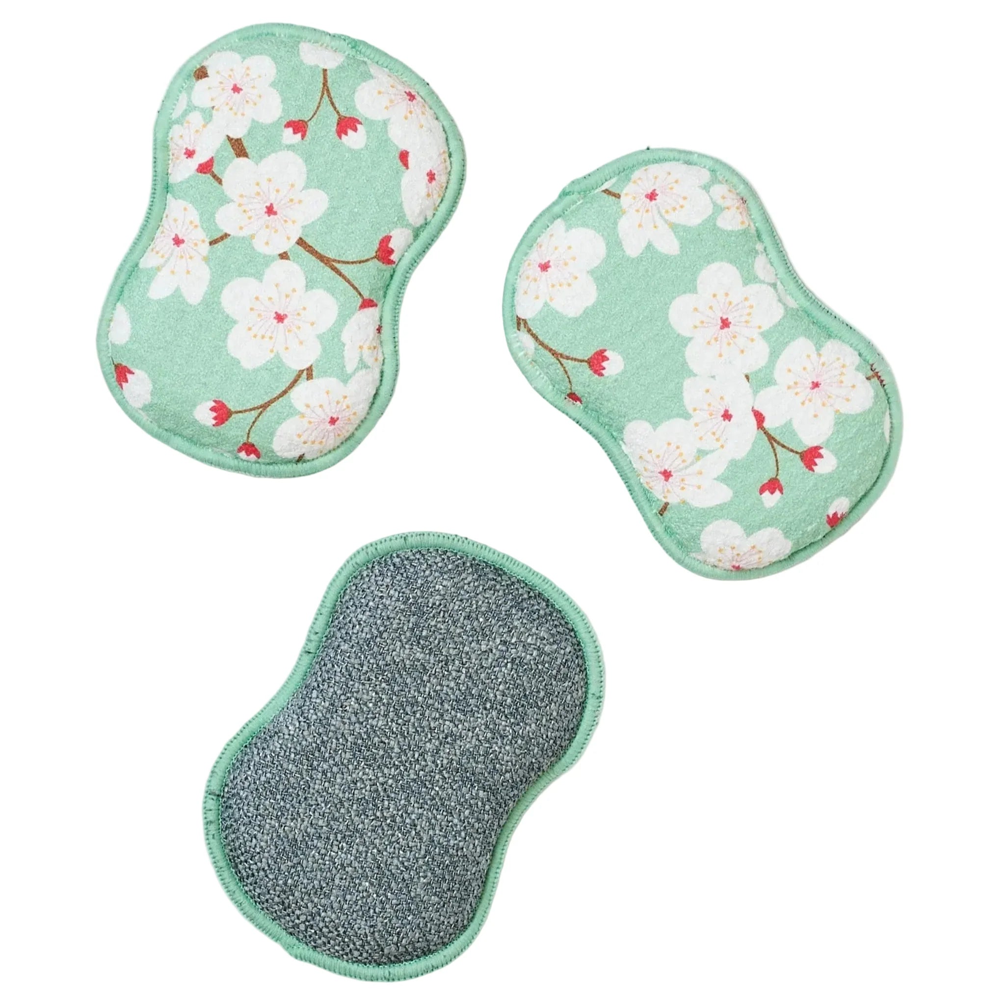 Reusable Sponge Set - Cherry Blossom/M GRN