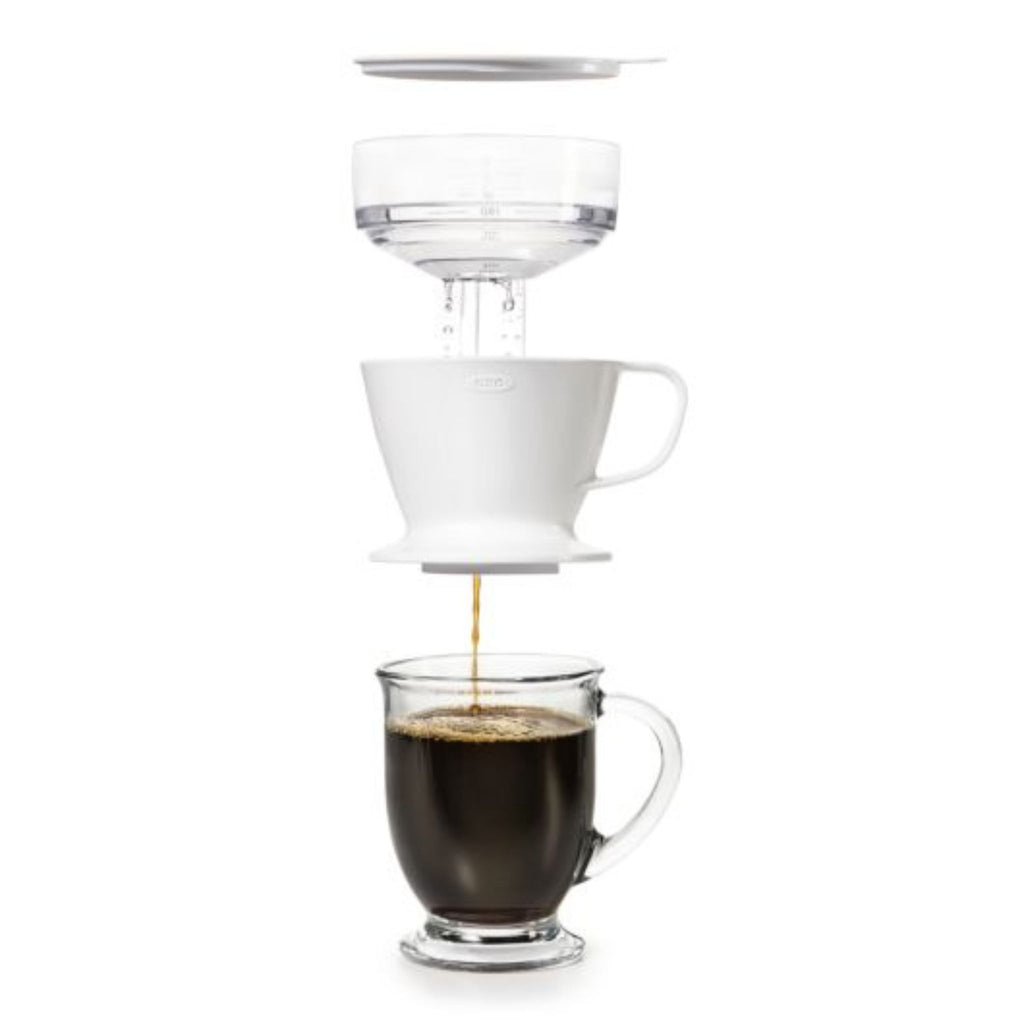 pour over coffeemaker lifestyle