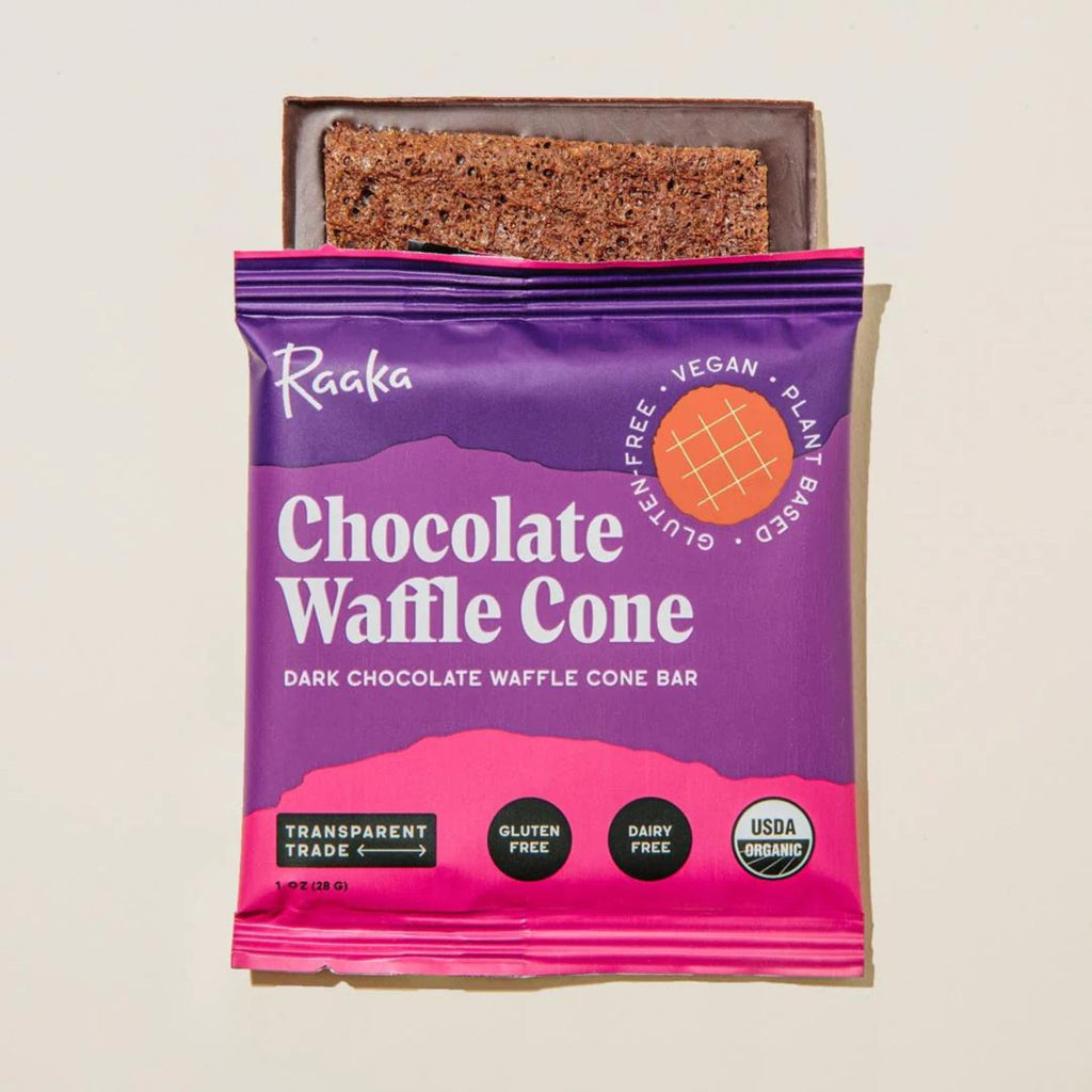 chocolate waffle cone bar