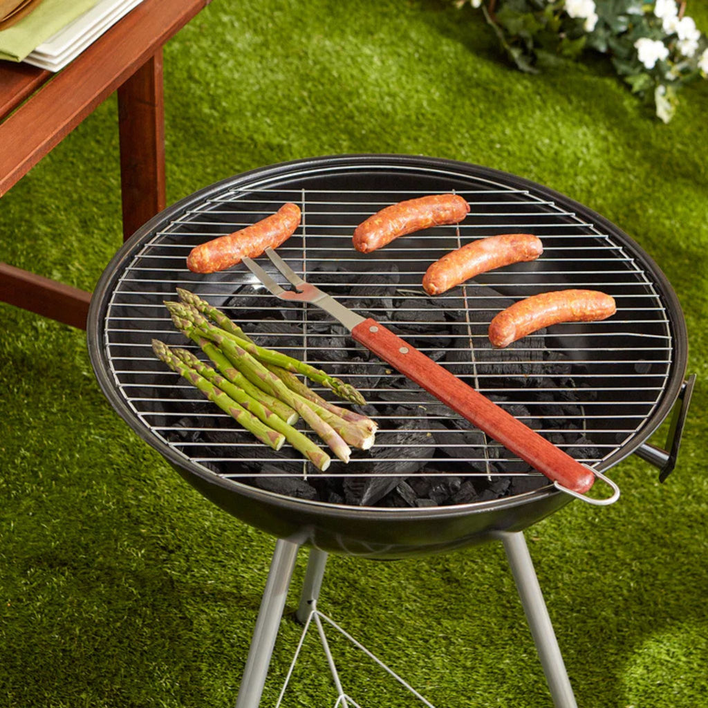 BBQ Grill Fork in use