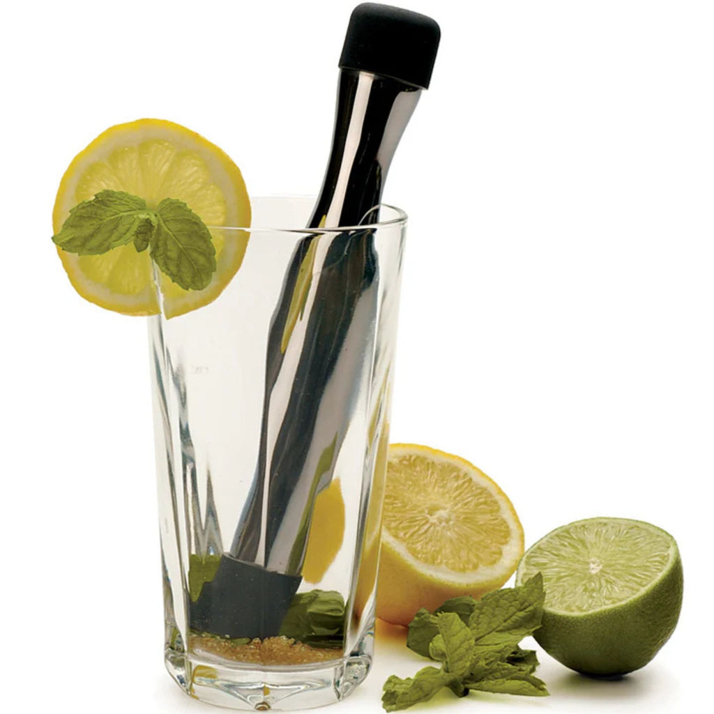 Mojito Muddler in use