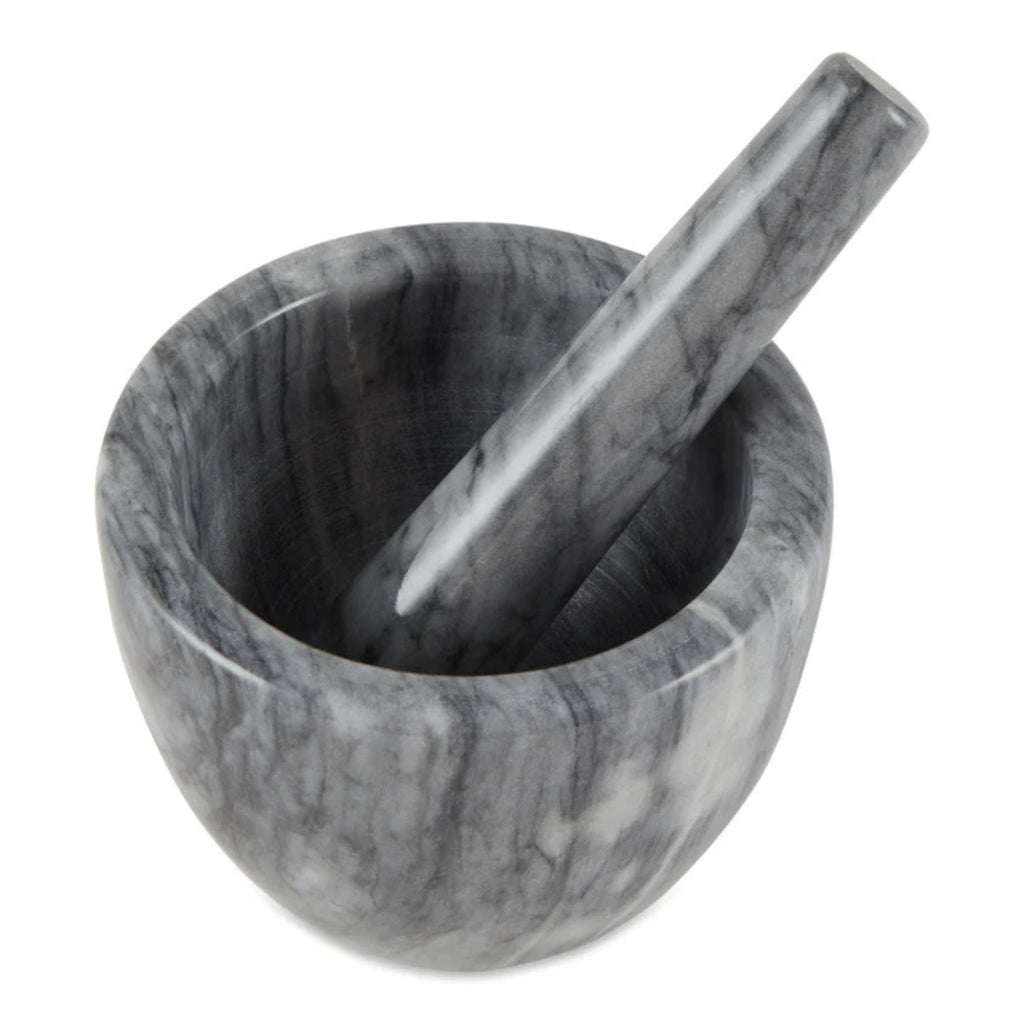 Mortar & Pestle - Grey Marble