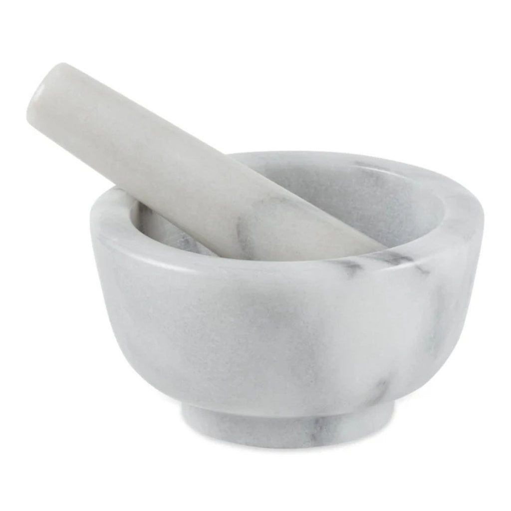 Mortar and Pestle - White Marble