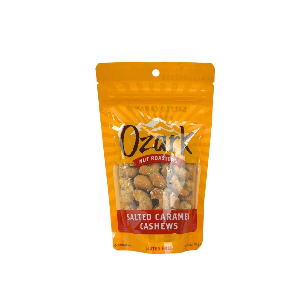 salted caramel cashews from Ozark Nut Roasters