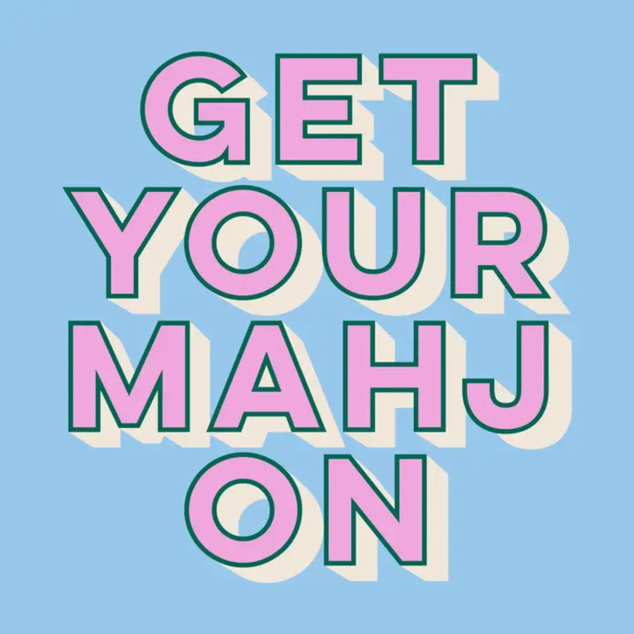 Cocktail Napkins - Get Your Mahj On