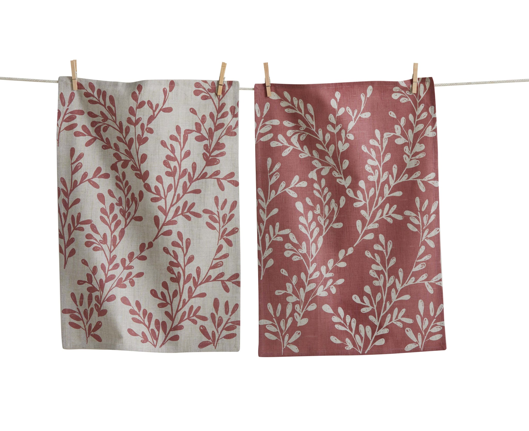 Dishtowel - Leafy Vine, 2 Pc Set