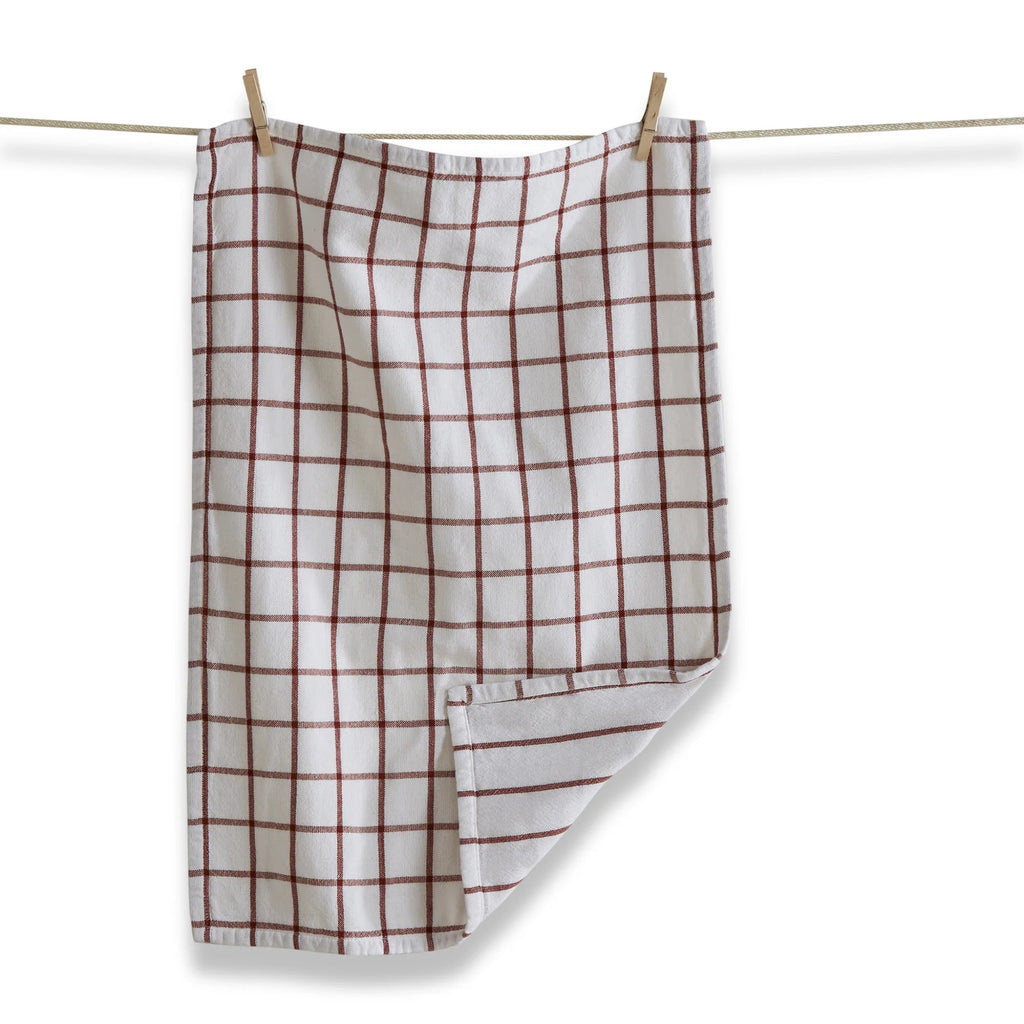 Dishtowel - Dbl Cloth, rust
