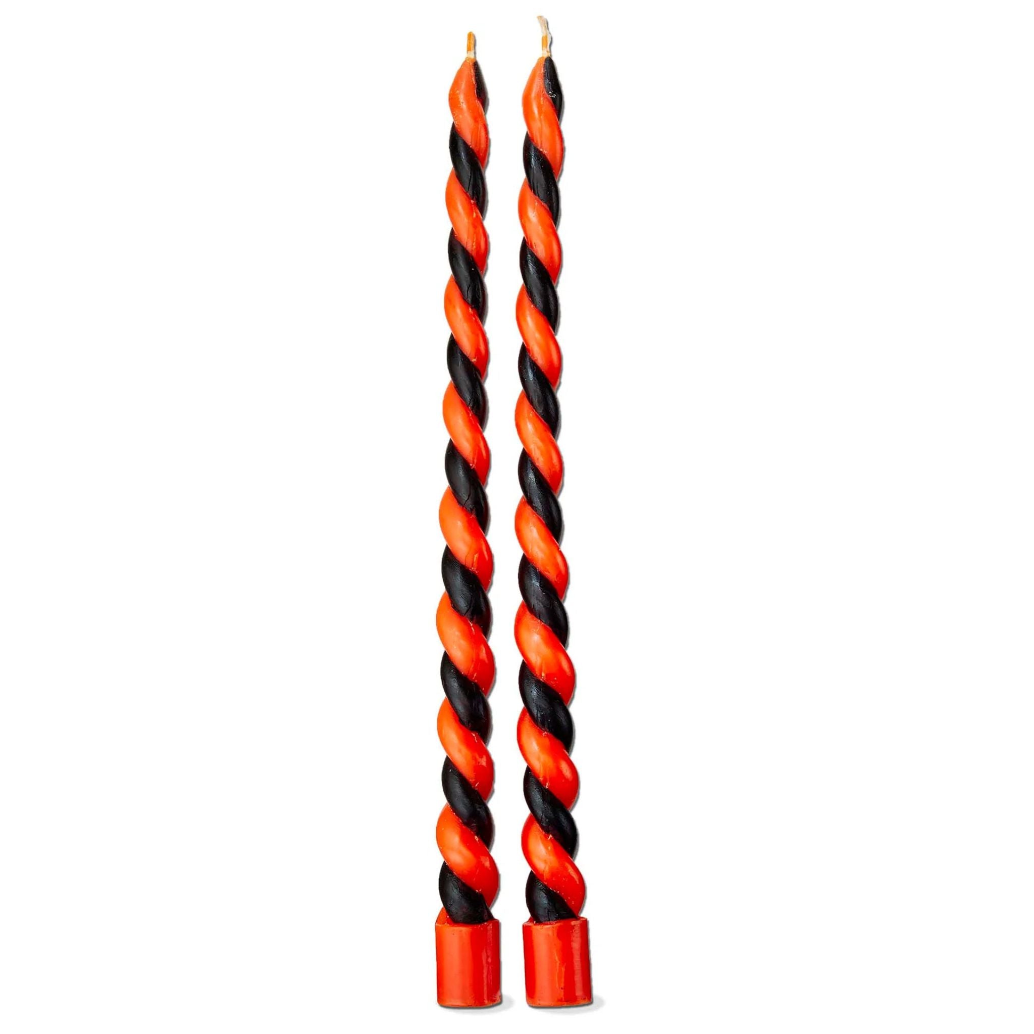 Twist Taper Candle, Halloween - Set of 2