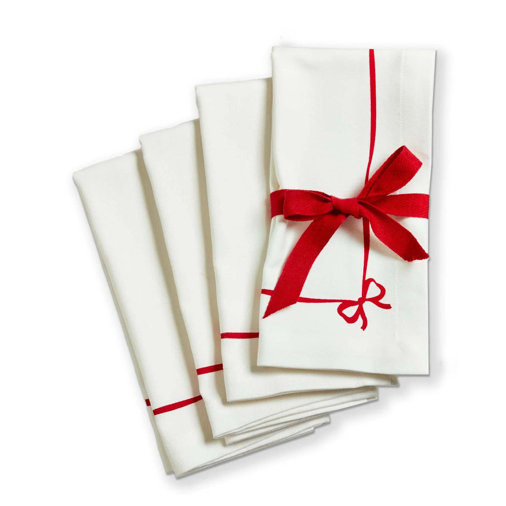 Napkin Set - Very Merry Bow