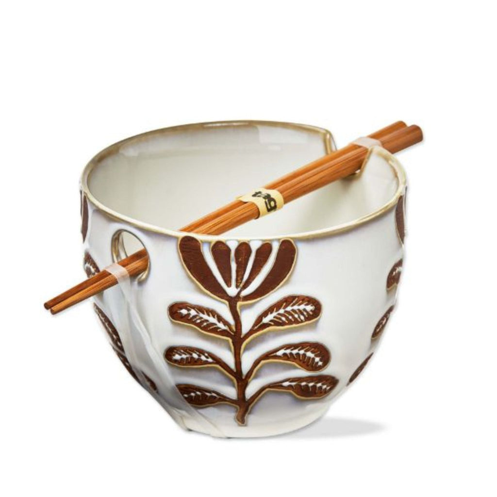noodle bowl & chopstick set - lavender honey