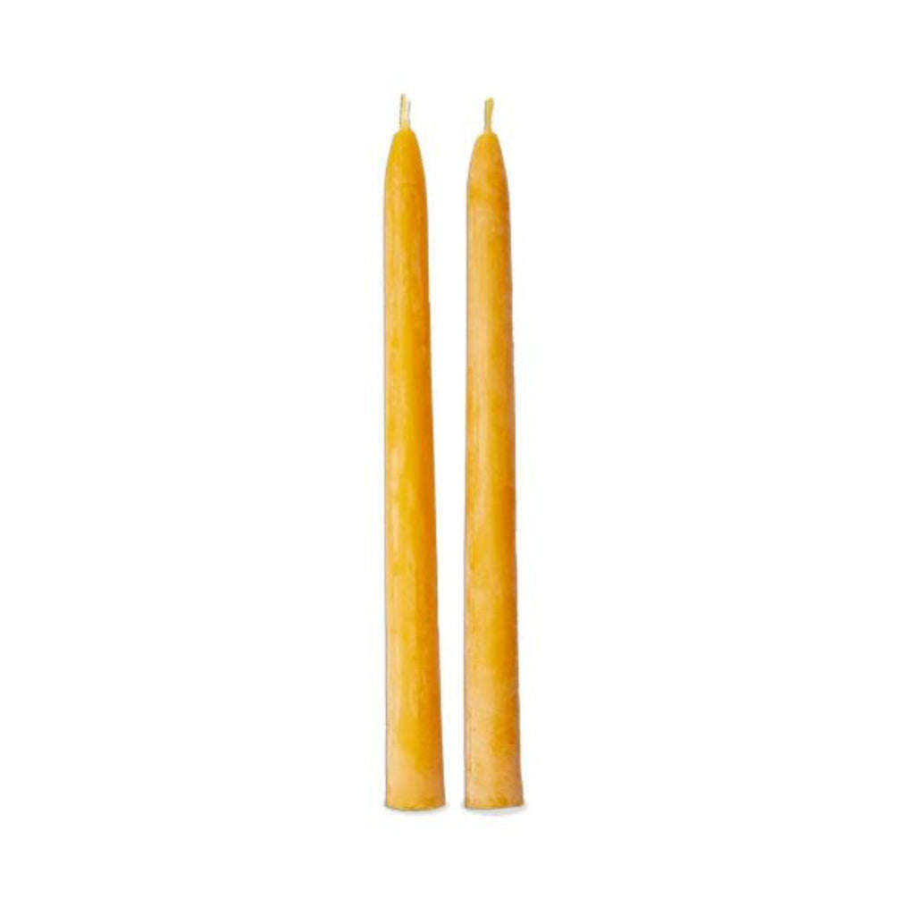 Taper Candle Dipped - Beeswax, Set of 2