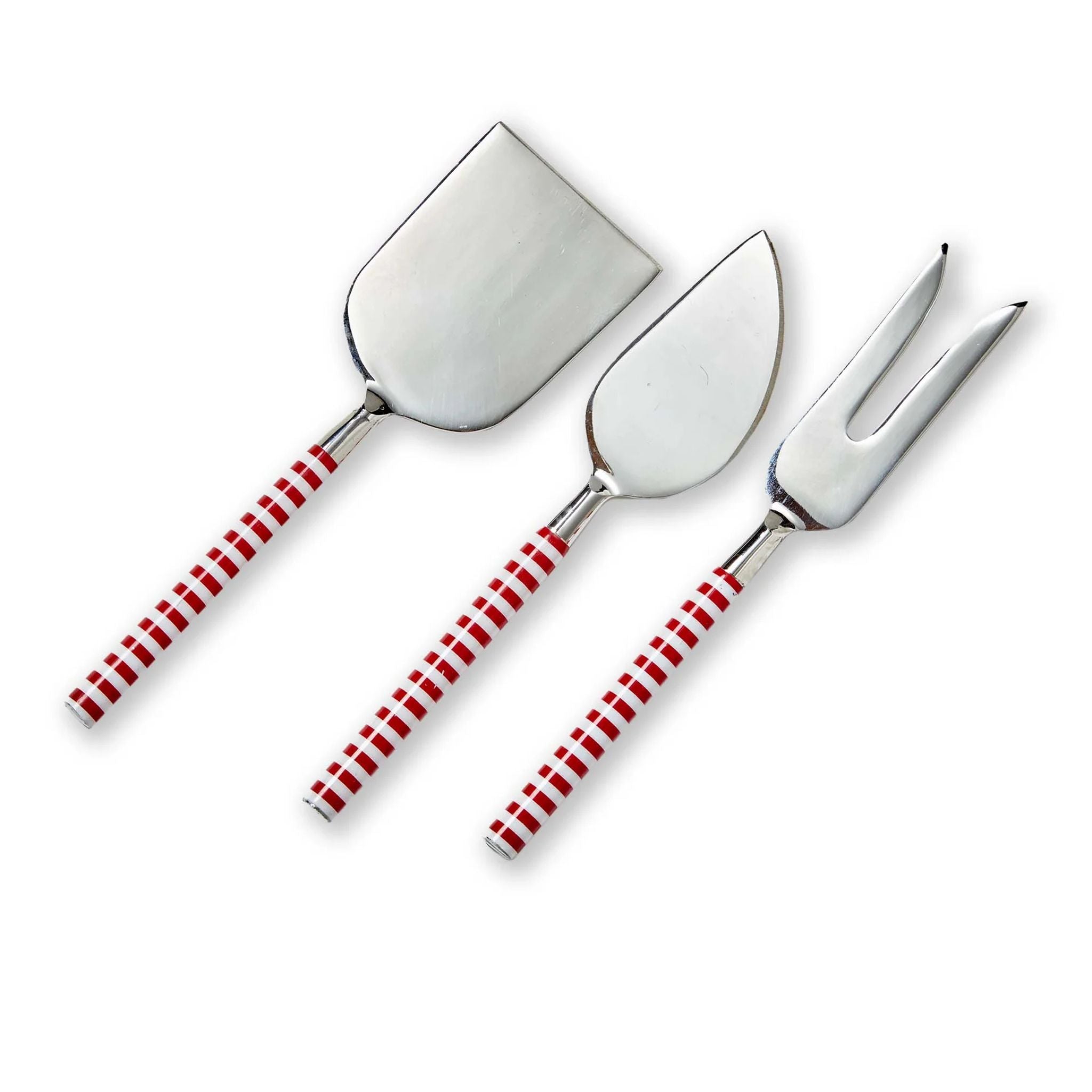 Cheese Utensil Set - Candy Stripe