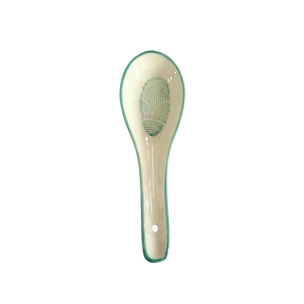 teal soup spoon