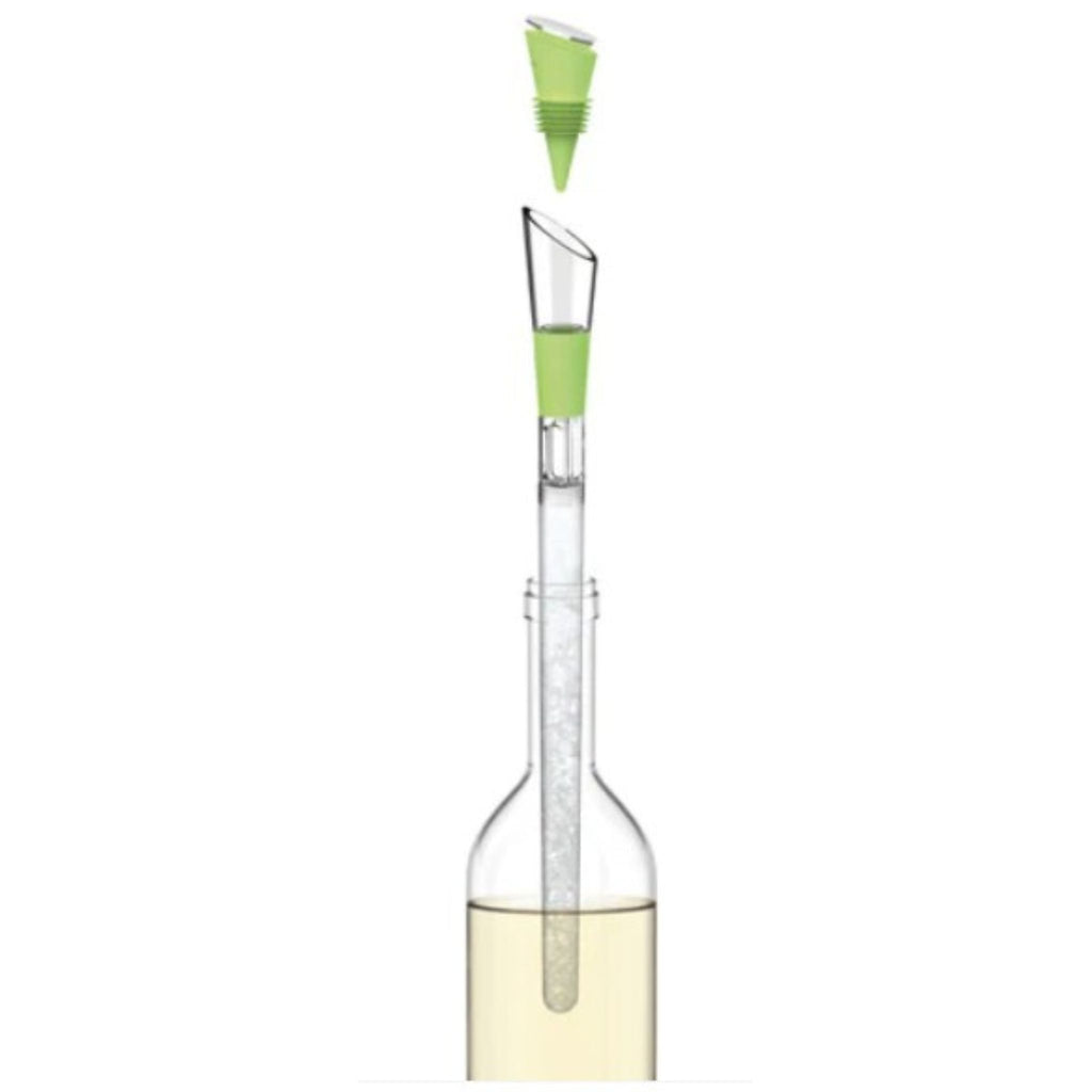 Chill Green Cooling Pour Spout in use