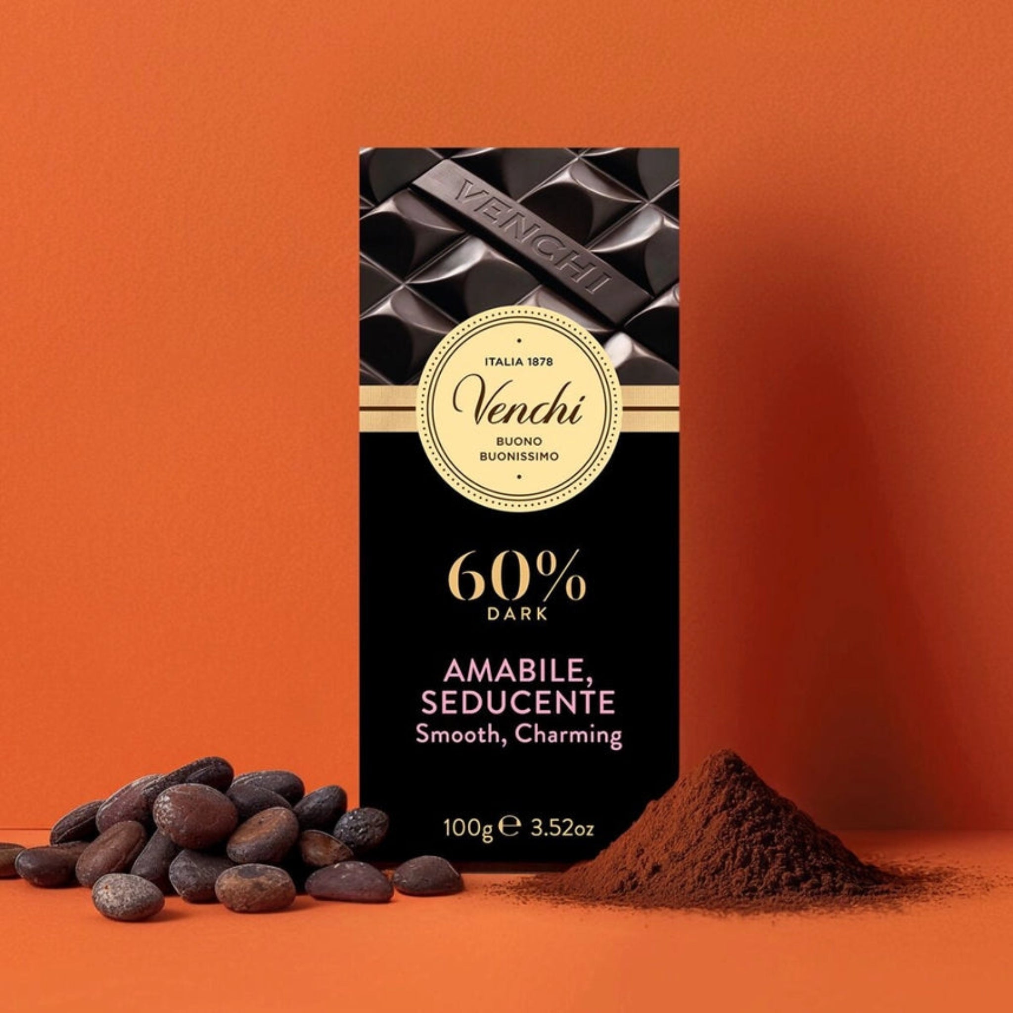 Italian 60% Dark Chocolate Bar