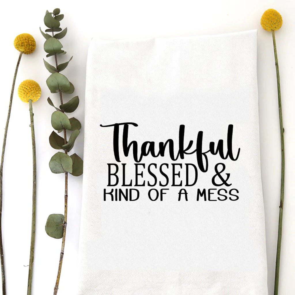 Dishtowel - Thankful Blessed