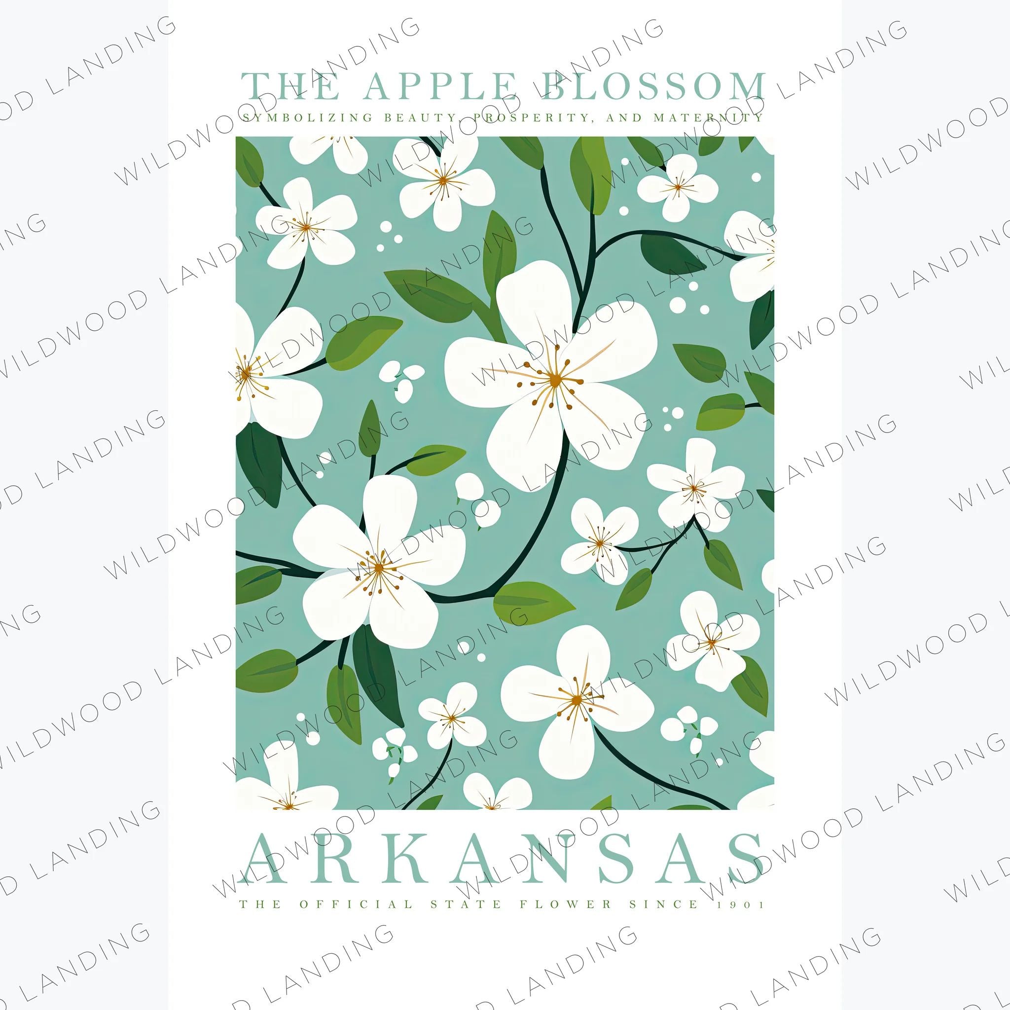 Dishtowel - AR State Flower