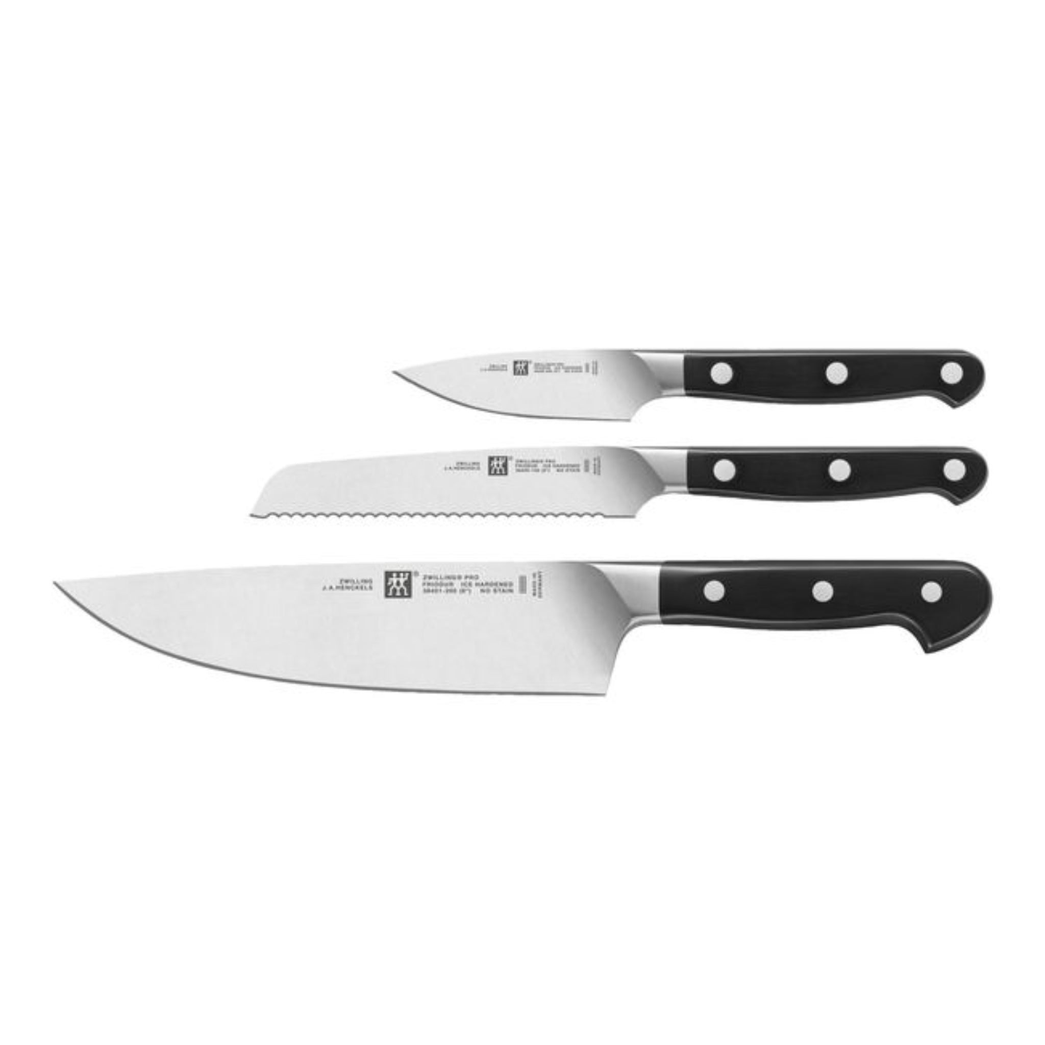 3 Piece, Starter Knife Set